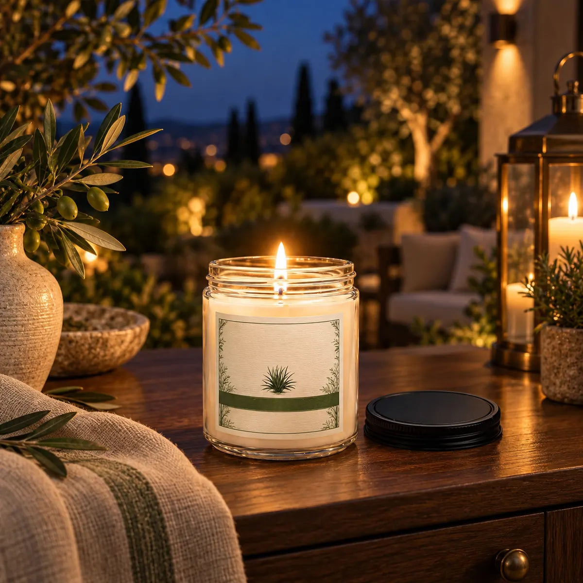 Mistoriah Natural Citronella Outdoor Candle Set