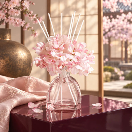 Mistoriah Floral Cherry Blossom Reed Diffuser