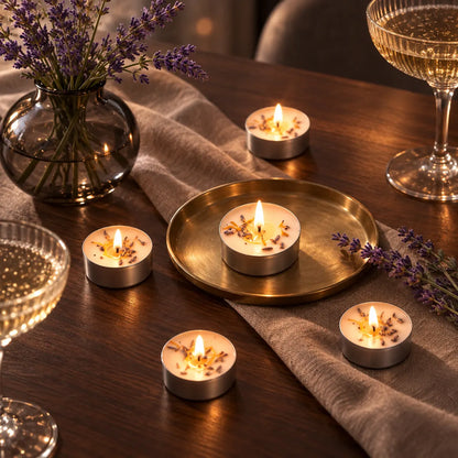 Mistoriah Lavender Botanical Tealight Candles