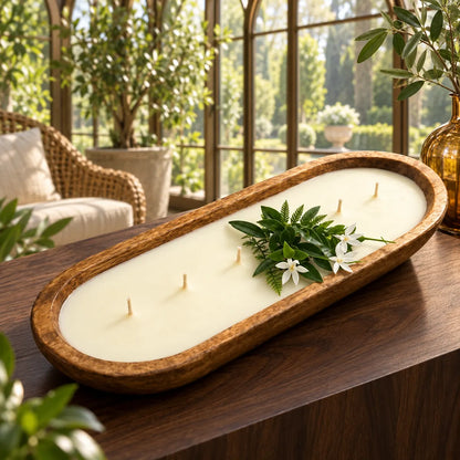 Mistoriah Large Dough Bowl Soy Candle