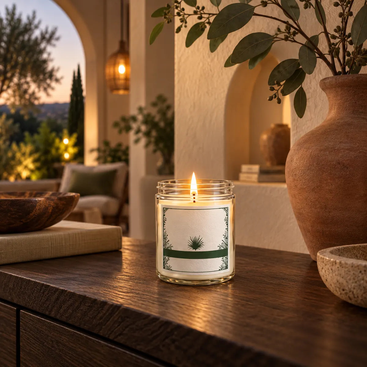 Mistoriah Natural Citronella Outdoor Candle Set