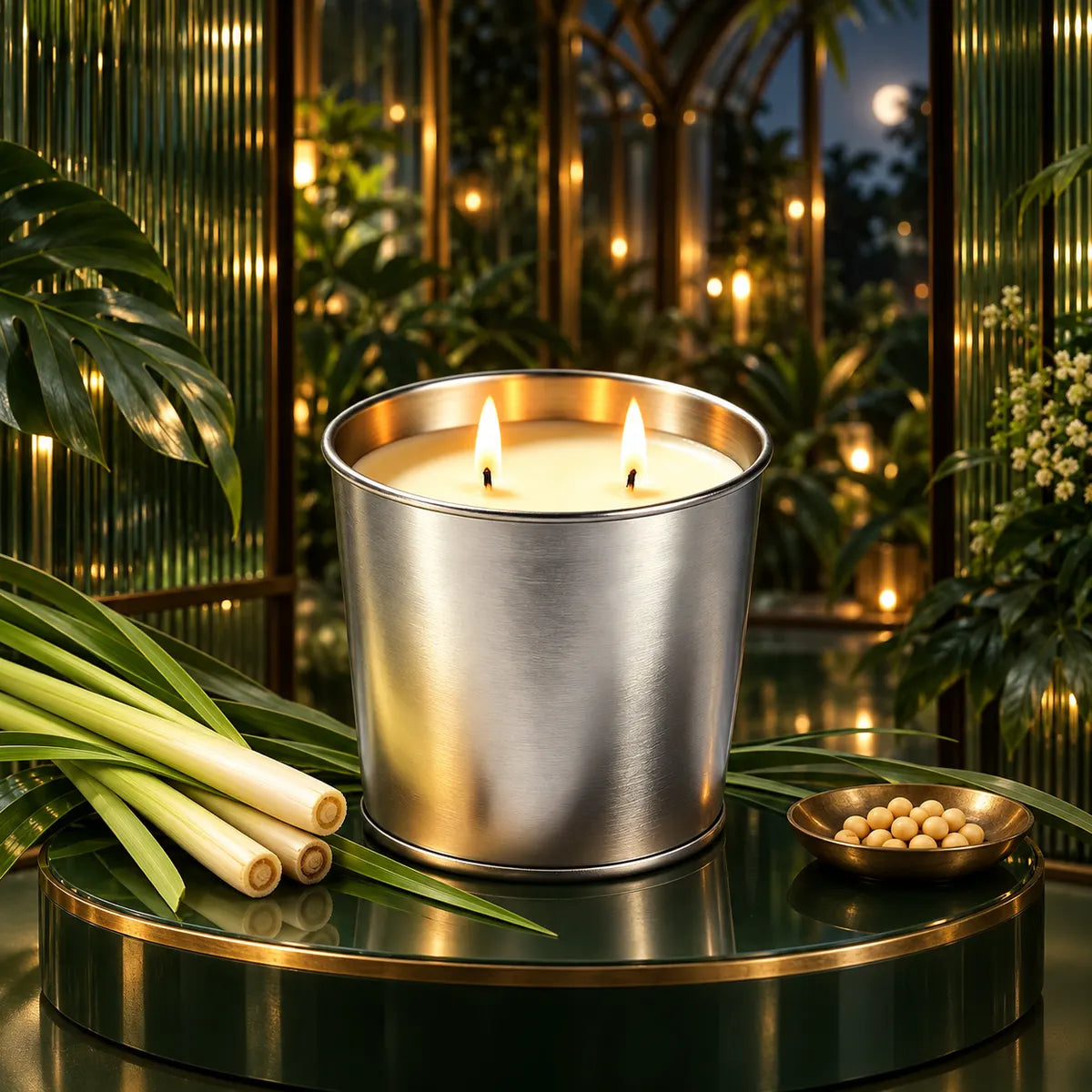 Mistoriah Outdoor Double-Wick Citronella Candles