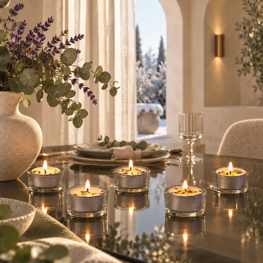 Mistoriah Lavender Botanical Tealight Candles