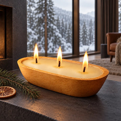 Mistoriah Large Dough Bowl Soy Candle