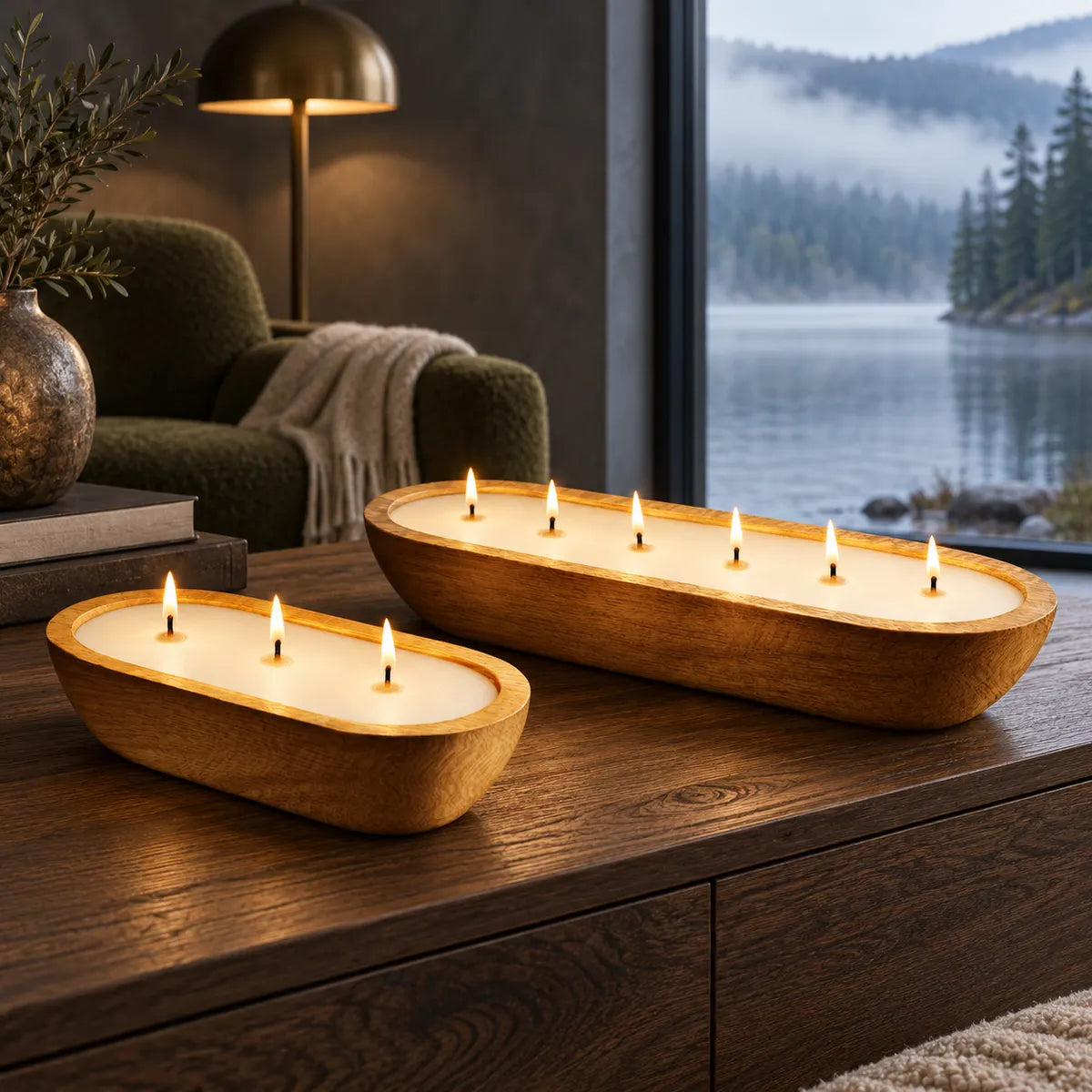 Mistoriah Large Dough Bowl Soy Candle