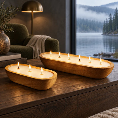 Mistoriah Large Dough Bowl Soy Candle